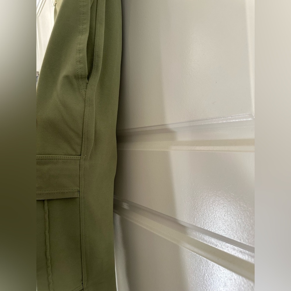 Athleta Light Olive Green Cargo Joggers - Picture 4 of 6